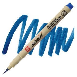 Pigma Brush Pen - Blue